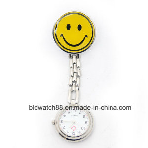 Hot Sale Medical Nurse Pocket Watch with Smiley Face
