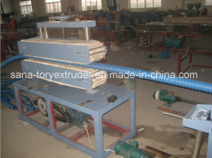 PVC Corrugated Pipe Extrusion Production Line/Plastic Pipe Machine