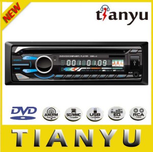 1 DIN Temperature Sensor Car FM Receiver MP3 Player