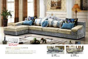 New Classic Living Room Fabric Sofa Furniture (603A)